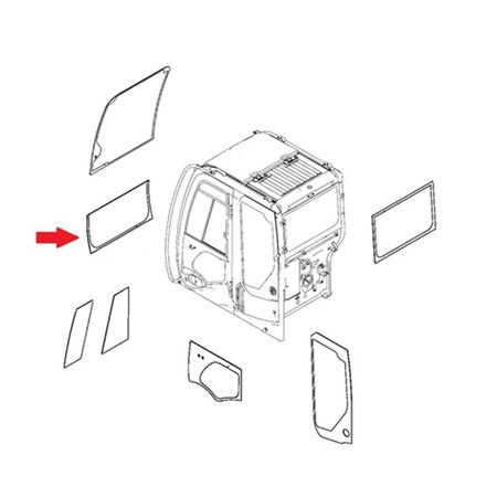 Aftermarket Front Lower Glass CAH40-0058